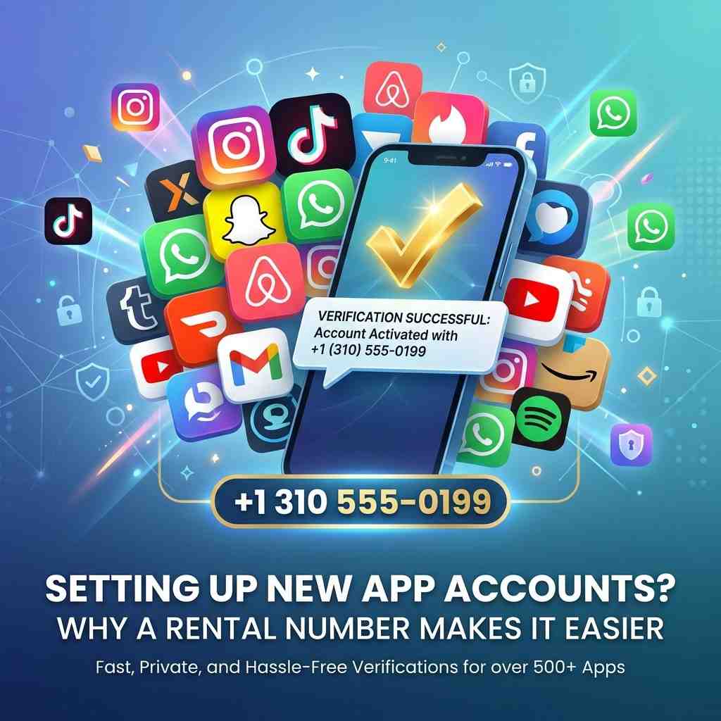Setting Up New App Accounts? Here's Why a Rental Number Makes It Easier