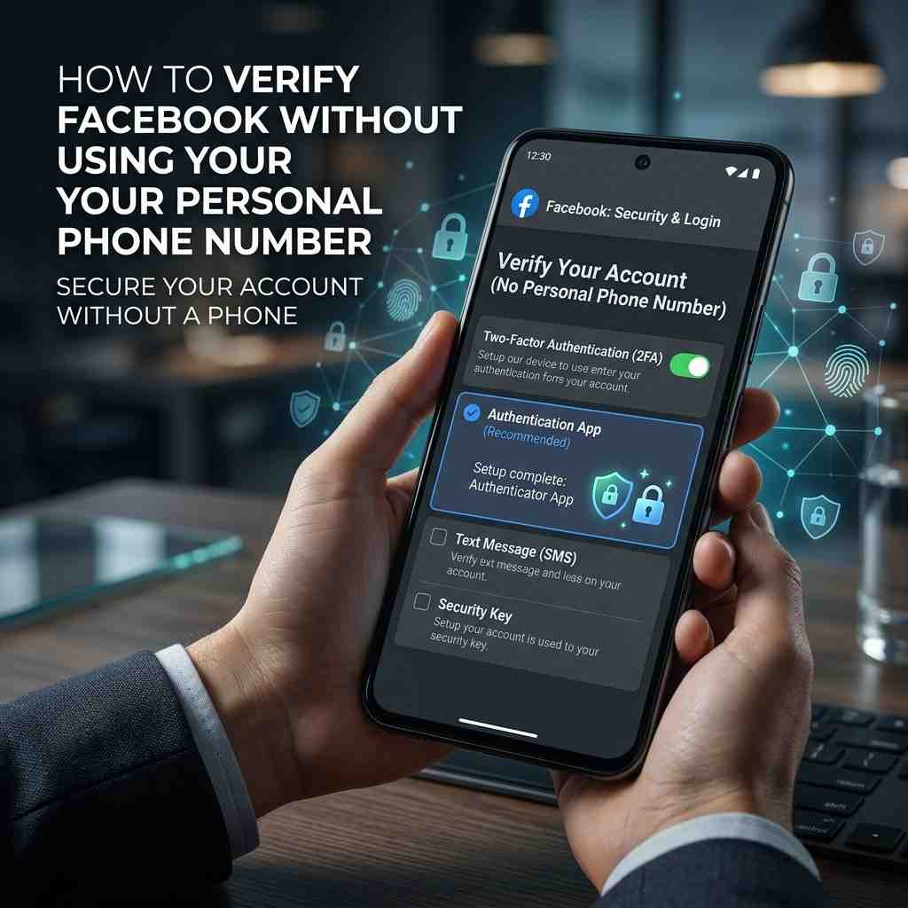 How to Verify Facebook Without Using Your Personal Phone Number